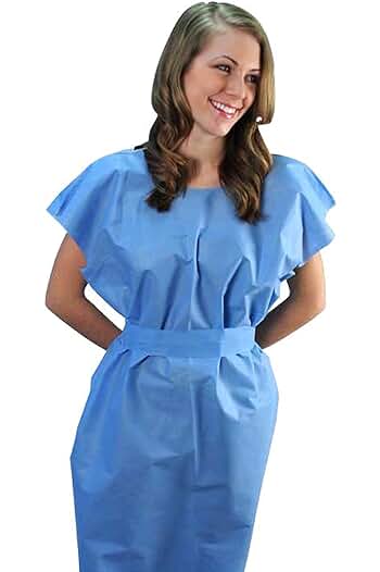 Photo 1 of 100 PACK DISPOSABLE GOWNS 47 X 55 INCHES