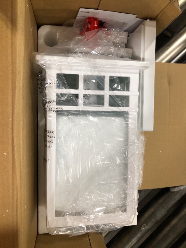 Photo 1 of Outdoor Light Fixture Wall Mount, Rustic Exterior Lights Fixture Wall Sconces with Seeded Glass for Front Porch, Waterproof Outdoor Wall Lantern in White Finish for Home, Barn, Storefront,RZ009-W WH White Regular-1 Pack