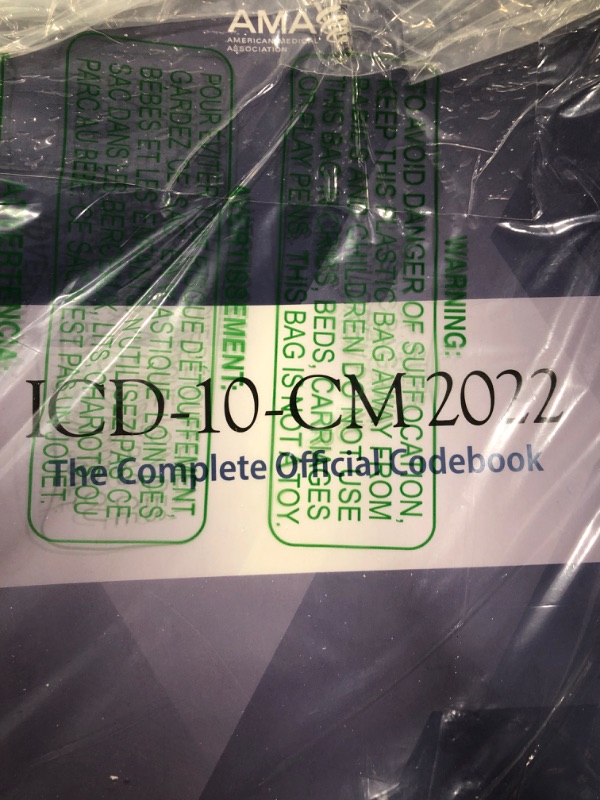 Photo 1 of ICD-10-CM 2022 the Complete Official Codebook (ICD-10-CM the Complete Official Codebook) 1st Edition