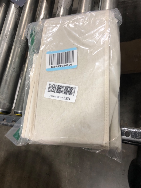 Photo 1 of StorageWorks Underbed Storage Bins, Under Bed Storage Containers with Zippers, Closet Organizer for Clothes, Blankets, Ivory White, Jumbo, 2 Pack Jumbo Ivory White