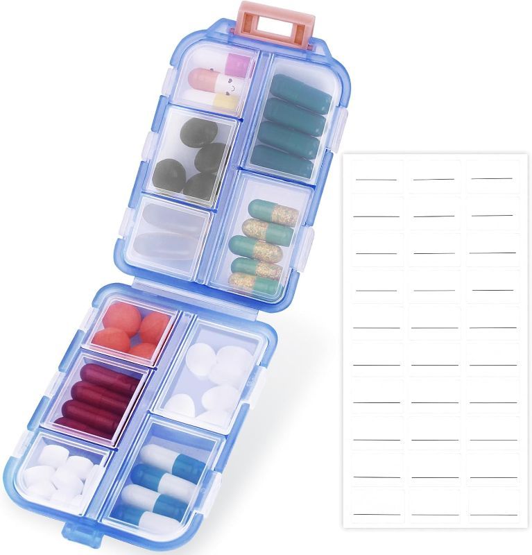 Photo 1 of 10 Compartment Box for Pill, Color 1