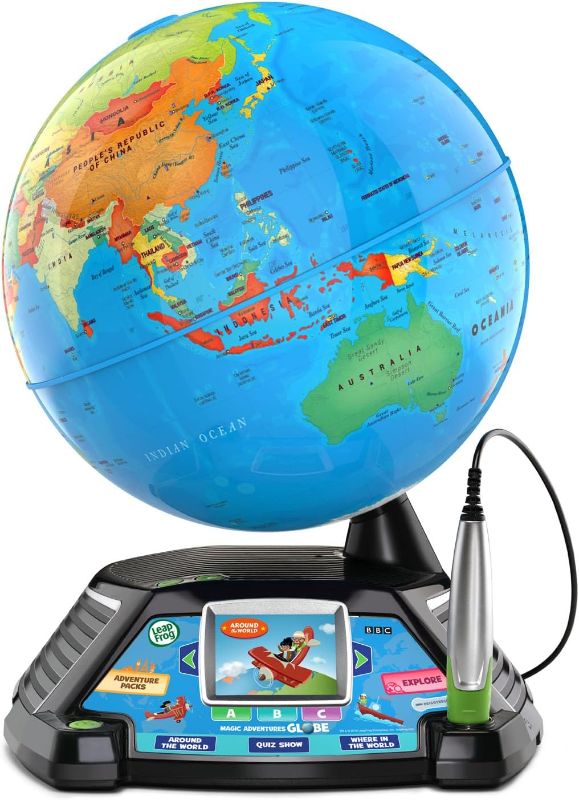 Photo 1 of 2.7 LCD Screen LeapFrog Magic Adventures Globe (Frustration Free Packaging) with Stylus
