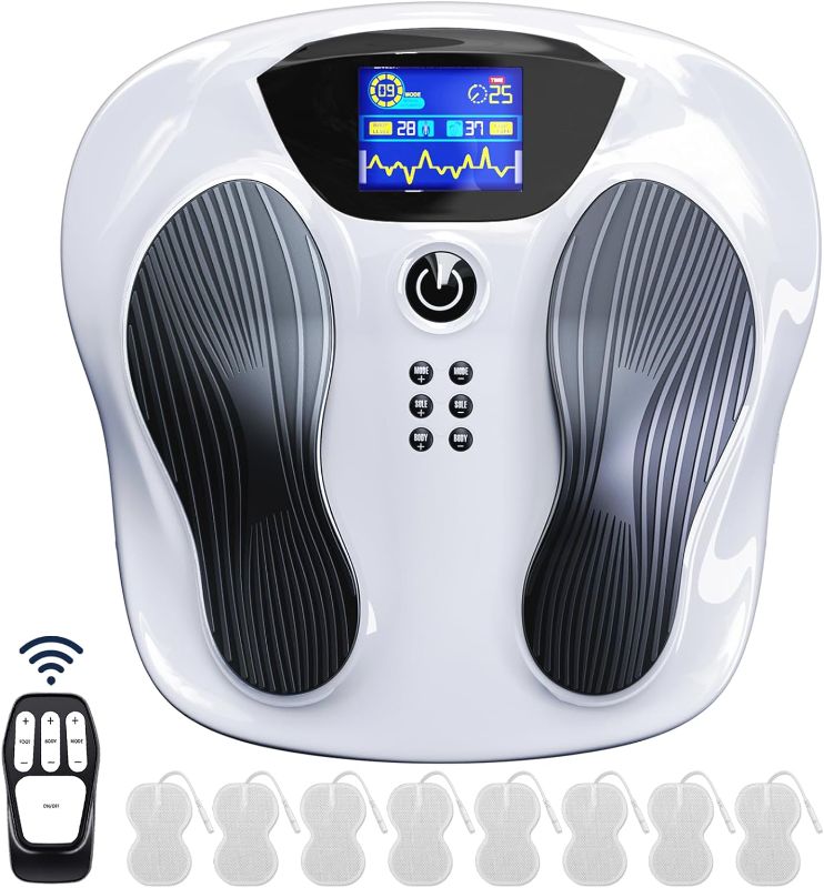 Photo 1 of Creliver Foot Nerve Muscle Stimulator Pro, TENS & EMS Foot Massager for Neuropathy, Circulation and Body Pain Relief, Electric Feet Legs Blood Circulation Machine, FSA or HSA Eligible
