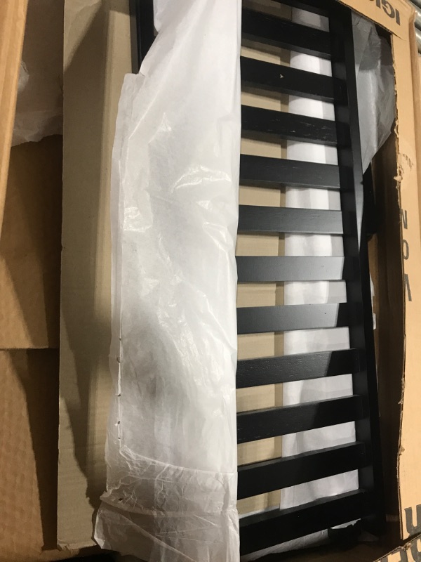 Photo 1 of STRUGGLE Solid Wood Shoe Bench, Stable Shoe Rack with Cushion Padded Seat, Storage Shoe Shelf for Entryway, Living Room, Holds up to 300lbs, 32.9 x 17 x 13.4 Inches, Black Classical Black Frame/Espresso Top