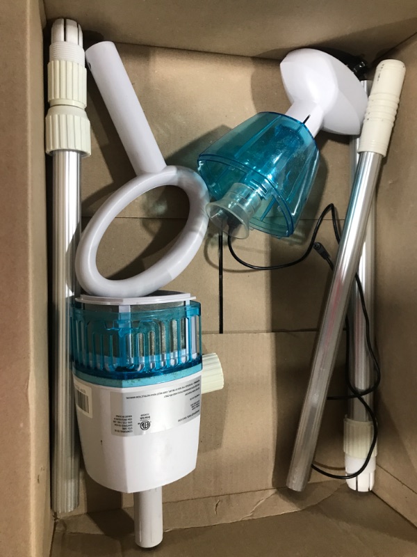 Photo 2 of (2023 Upgraded) WYBOT Cordless Pool Vacuum with Telescopic Pole, Handheld Rechargeable Pool Cleaner for Deep Cleaning with 60 Mins Runtime, Powerful Suction, Ideal for Above Ground Pools/Spas/Hot Tubs White