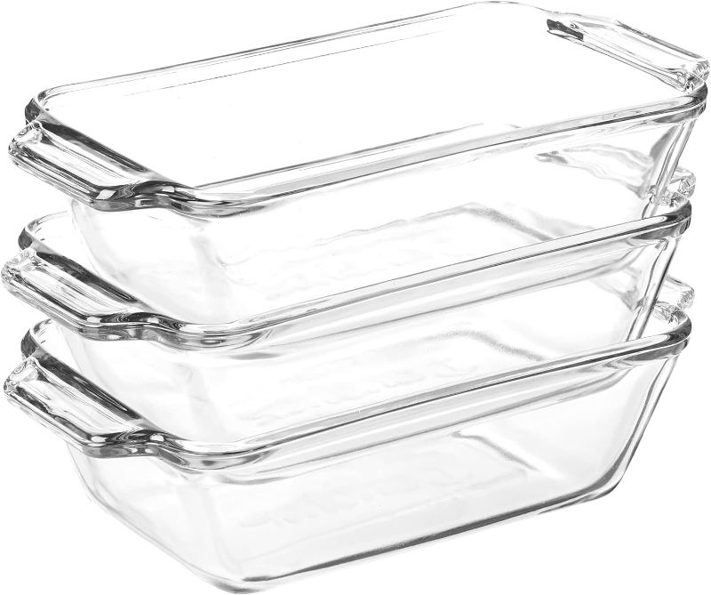 Photo 1 of Anchor Hocking 1.5 -Quart Oven Basics Glass Sculpted Baking Dish, Set of 3