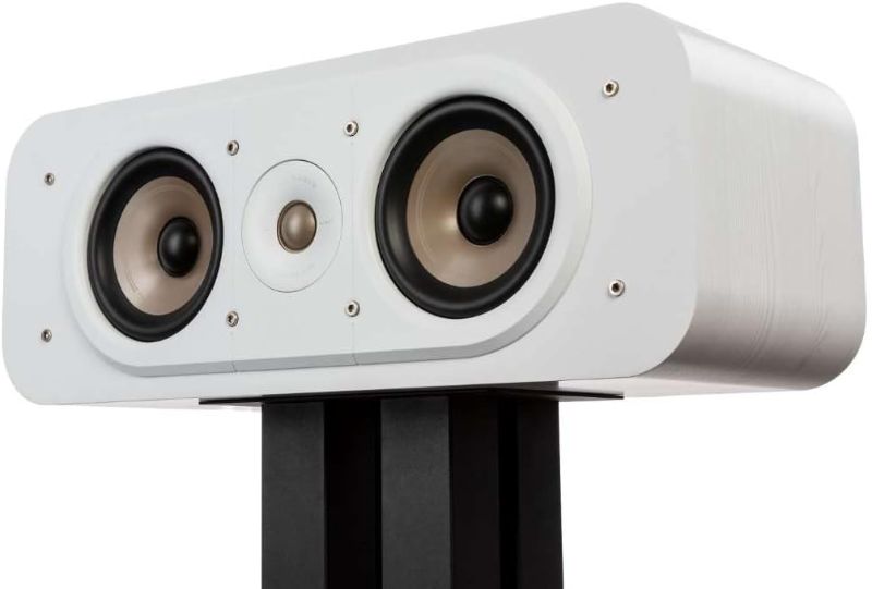 Photo 1 of Polk Audio Signature Elite ES30 Center Channel Speaker - Hi-Res Audio Certified & Dolby Atmos & DTS:X Compatible, 1"Tweeter & Two 5.25"Woofers, Dual Power Port for Effortless Bass,Elegant White-Washed
