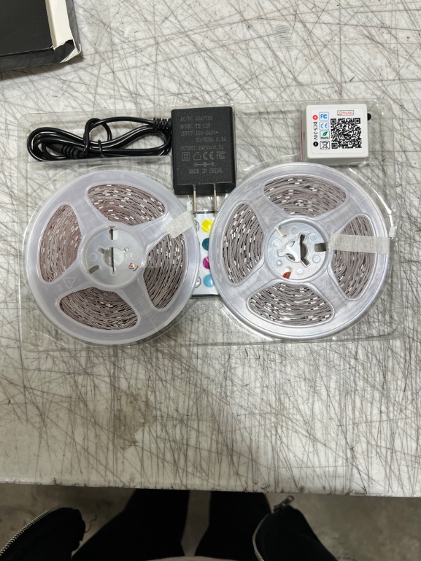 Photo 2 of 100ft Smart LED Strip Lights, Hedynshine Dimmable Color Changing by 40key Remote