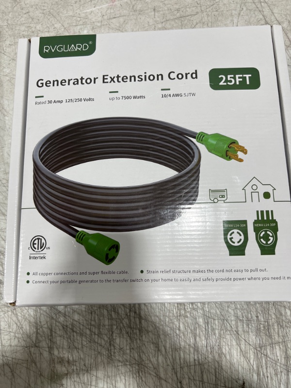 Photo 1 of 25ft Generator extension cord 