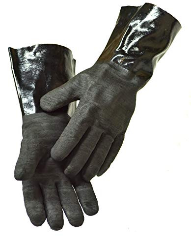 Photo 1 of 14 in. Insulated Waterproof/Oil and Heat Resistant BBQ, Smoker, Grill and Cooking Gloves (1-Pair)
