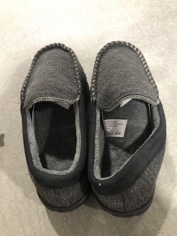 Photo 1 of  Boys Slippers House Shoes for Boys with Memory Foam Nonslip Rubber Sole Indoor Outdoor Shoes for Boys 5 Charcoal Gray