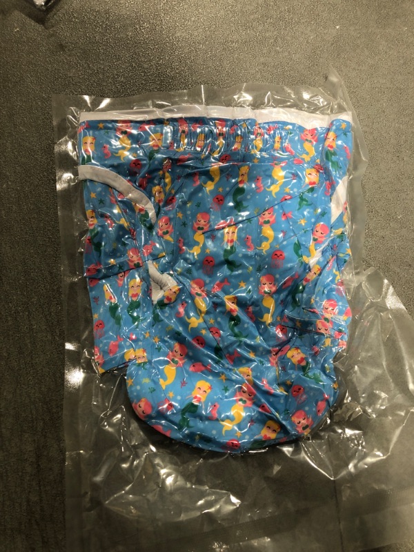 Photo 2 of 1 Pack Washable Reusable Female Dog Diapers Dress,Fruit Series Highly Absorbent Dog Diapers for Dogs in Heat, Incontinence, or Excitable Urination (Mermaids XL) Blue XL