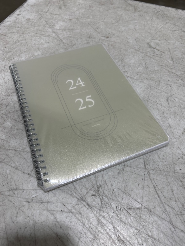 Photo 1 of Monthly Planner 2024-2025, Calendar 24 Months Planner with Flexible PVC Cover for Home,School and Office Work, 7" x 9", Jan 2024 - Dec 2025-Green Green-B5(2024-2025)