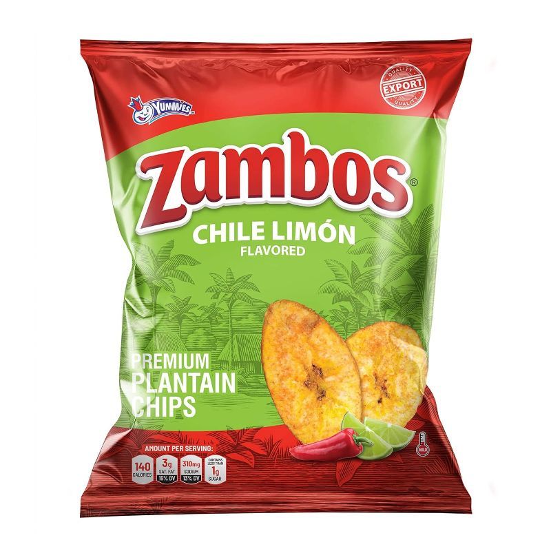 Photo 1 of 2 PACK - Zambos Plantain Chip Chili Lemon 5.30 oz