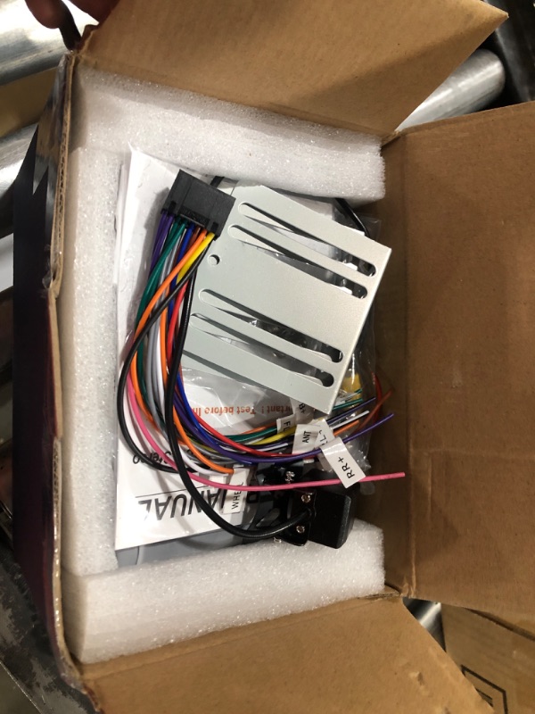 Photo 1 of Double Din Car Stereo Radio with Backup Camera -Voice Control Apple Carplay & Android Auto, Bluetooth 5.3 Touch Screen Subwoofer Car Audio Receivers, 7 Inch HD MP5 Player with Mirror Link, USB/AM/FM CZ09