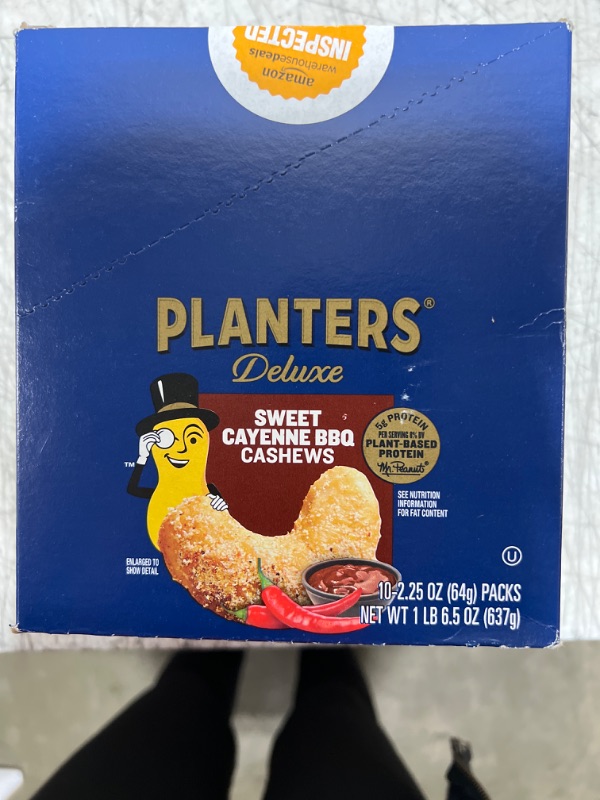 Photo 1 of 10 Packs Planters sweet bbq cashews 