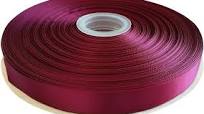 Photo 1 of Abbaoww Wine Satin Ribbon 3/4 Inch, 100 Yards Solid Fabric Ribbon for Gift Wrapping Invitation Floral Bouquet Hair Bow Wedding Party Decoration (Wine)