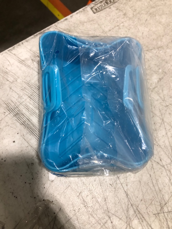 Photo 1 of 2 Pack Air Fryer Liners Silicone Pot for Ninja Foodi Dual DZ201 8QT / DZ090 6QT Air Fryer Accessories Reusable Air Fryer Silicone Liners Rectangle Air Fryer Basket for Oven Microwave, Blue Blue-Dual 2