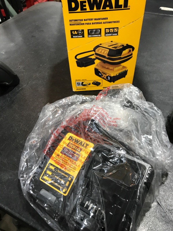 Photo 2 of DeWalt DXAEOBDK 1 Amp Battery Maintainer 3-Piece Kit with 20V XR Battery and DCB115 Battery Charger