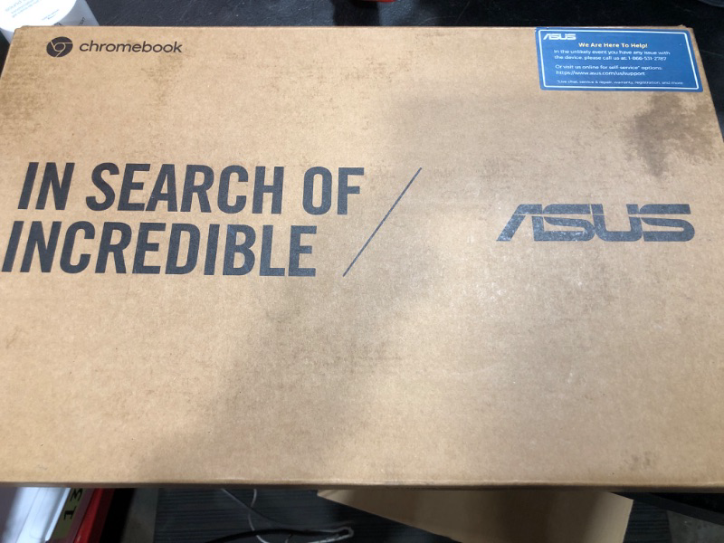 Photo 5 of ASUS C424MA-AS48F Chromebook C424, 14.0" 180 Degree FHD NanoEdge Display, Intel Dual Core Celeron Processor, 4GB LPDDR4 RAM, 128GB Storage, Silver Color, C424MA-AS48F Celeron | 4GB | 128GB