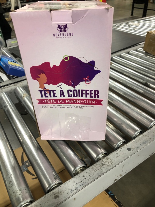 Photo 1 of 100% Mannequin Head Human Hair,18 Inch Dark Brown Mannequin Head