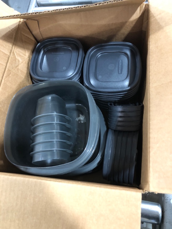 Photo 1 of 18 PC RUBBERMAID CONTAINERS 