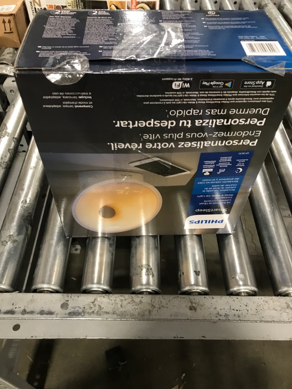 Photo 3 of Philips SmartSleep Connected Sleep and Wake-Up Light, Personalized Sunrise and Sunset, SleepMapper App Enabled, Sleep Environment Tracking, HF3670/60