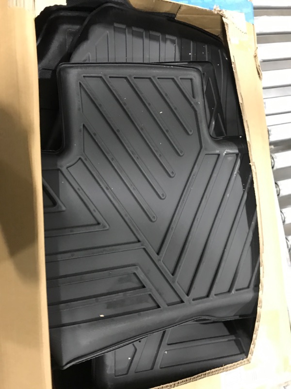 Photo 2 of Floor Mats Compatible with 2023 2024 Lexus RX350 RX350H RX500H Trunk Mat Cargo Liner TPE Back Seat Cover Protector RX350 RX350H RX500H Accessories (Trunk Mat+Backrest Mats+Floor Mats) 2023-2024 Trunk Mat+Backrest Mats+Floor Mats