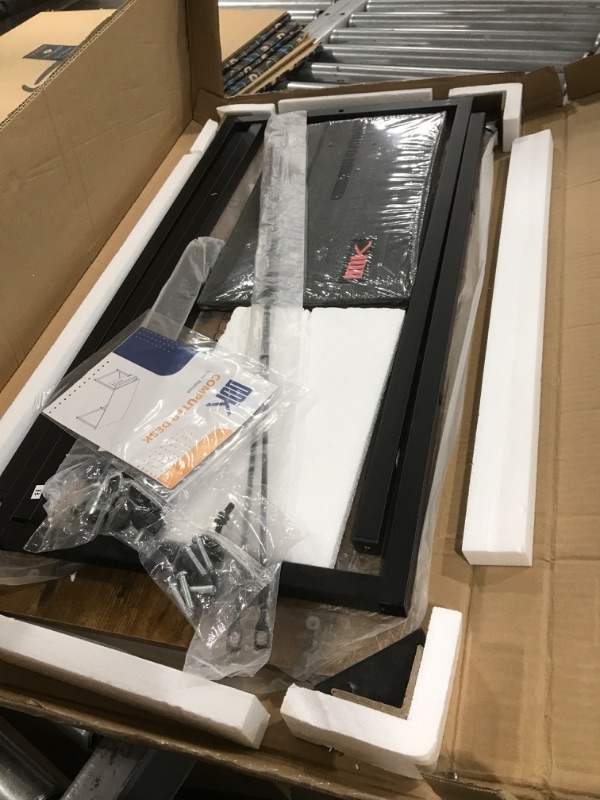 Photo 1 of ODK 32 inch Small Computer Desk Study Table for Small Spaces Home Office Student Laptop PC Writing Desks with Storage Bag Headphone Hook, Vintage 32 inch Vintage