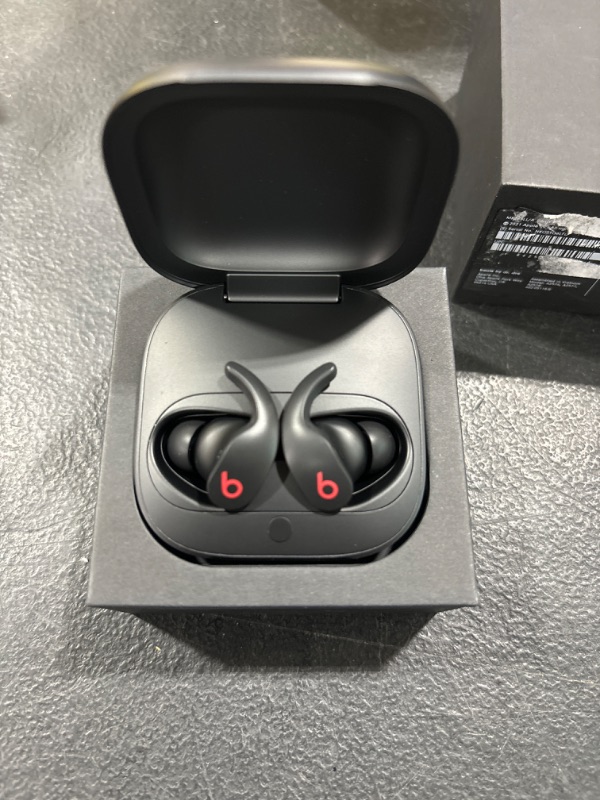 Photo 3 of Beats Fit Pro - True Wireless Noise Cancelling Earbuds - Apple H1 Headphone Chip, Compatible with Apple & Android, Class 1 Bluetooth®, Built-in Microphone, 6 Hours of Listening Time – Beats Black Black Fit Pro - FACTORY SEALED 