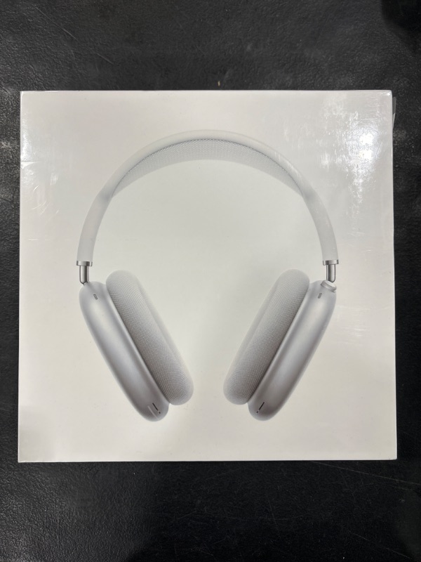 Photo 5 of Apple AirPods Max Wireless Over-Ear Headphones, Active Noise Cancelling, Transparency Mode, Personalized Spatial Audio, Dolby Atmos, Bluetooth Headphones for iPhone – Silver - FACTORY SEALED - OPENED FOR PICTURES 