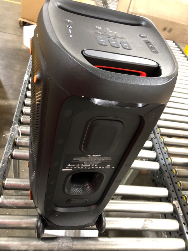 Photo 1 of JBL Partybox 310 - Portable Party Speaker with Long Lasting Battery, Powerful JBL Sound and Exciting Light Show,Black