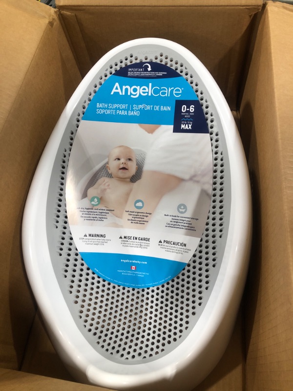 Photo 2 of Angelcare Baby Bath Support (Grey) | Ideal for Babies Less Than 6 Months Old
