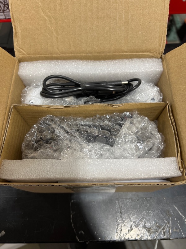 Photo 1 of Gamrombo 2 Pack Wireless Controller for PC Windows, Steam, iOS, Android Wireless PC Gamepad Support Turbo/Dual Shock/3.5mm Audio Jack/Macro [Need to Upgrade] White+Black