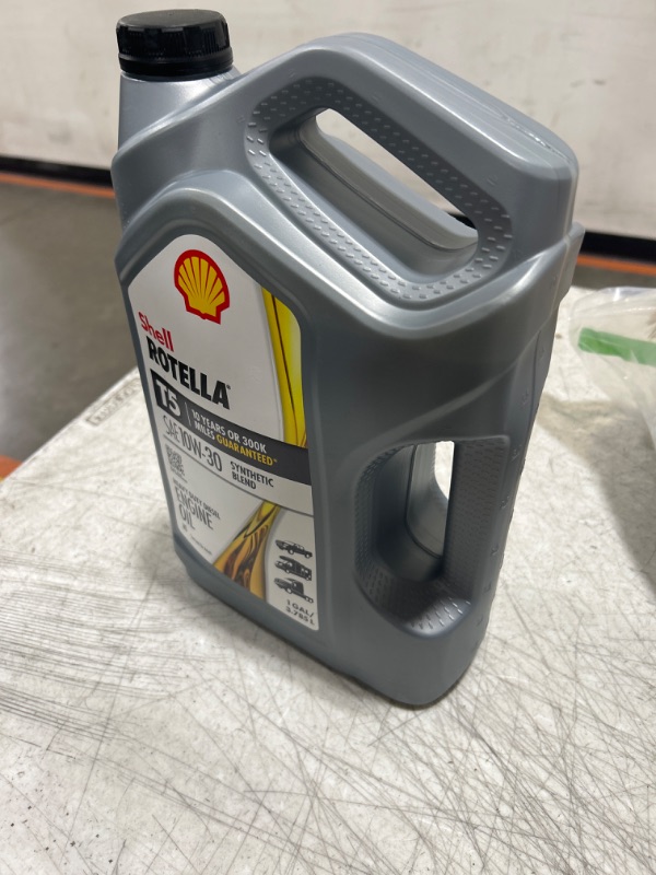 Photo 2 of Shell Rotella T5 Synthetic Blend 10W-30 Diesel Engine Oil (1-Gallon, Single Pack) 1-Pack 1 Gallon 10W-30