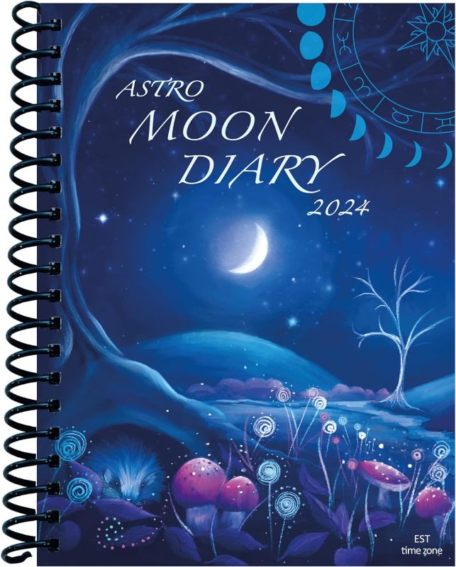 Photo 1 of MOON DIARY 2024 Datebook Calendar Personal Organizer (EST - Eastern Time)
