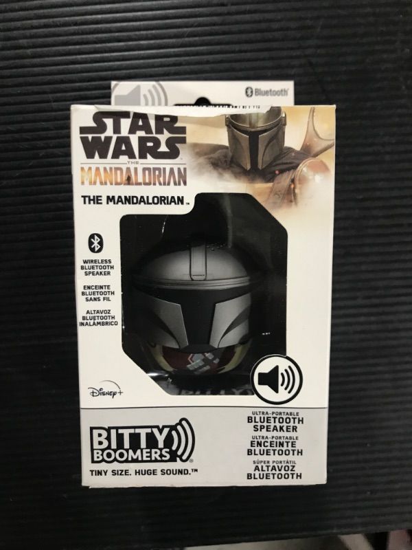 Photo 2 of Basic Fun 520 65292 EA Bitty Boomers-Star Wars: The Mandalorian, red