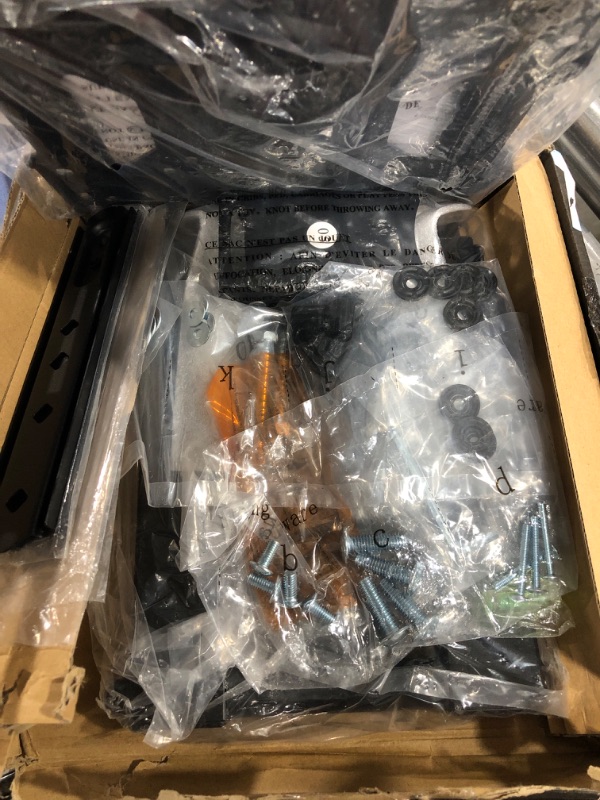 Photo 1 of USX MOUNT Full Motion TV Mount, Swivel Articulating Tilt TV Wall Mount for 26-55" LED, OLED, 4K TVs, TV Bracket Wall Mount with VESA 400x400mm Up to 60lbs, Perfect Center Design -XMM006-1