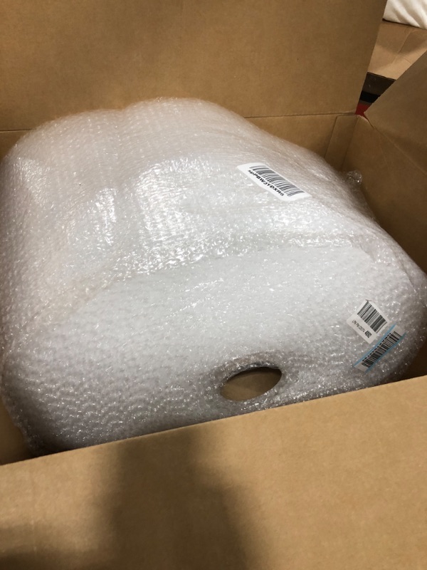 Photo 1 of Amazon Basics Perforated Bubble Cushioning Wrap - Small 3/16", 12-Inch x 175-Foot Long Roll & Amazon Basics Moving Boxes - Large, 20"x20"x15"/12 pack