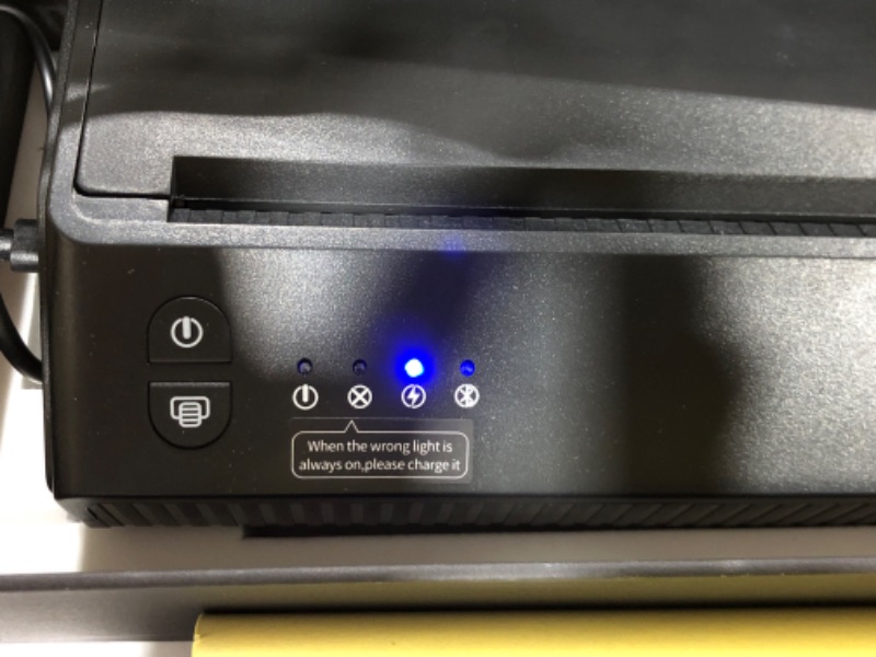 Photo 1 of Tattoo Stencil Printer Bluetooth Thermal Wireless Portable Tattoo Stencil Transfer Machine Copier with 10pcs Transfer Paper P8008 Compatible with Android, iOS & Windows