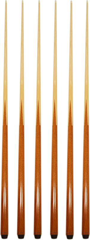 Photo 1 of HAN'S DELTA Set of 6 Pool Cues New Real 4-Prong House Bar Billiard Pool Cue Stick
