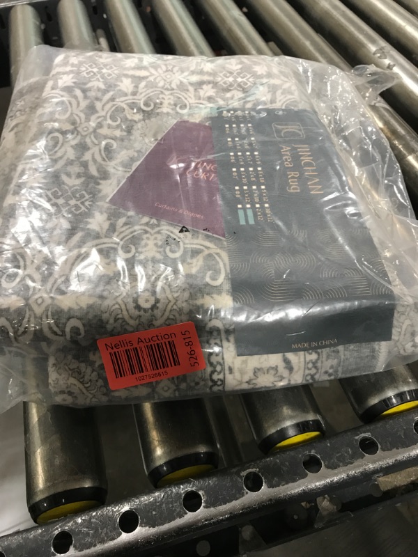 Photo 1 of jinchan Runner Rug 2x10 Kitchen Rug Vintage Hallway Rug Washable Runner Rug Non Slip Floral Print Soft Rug Boho Rug Bathroom Laundry Room Bedroom Farmhouse Grey 2'x10' Multi Grey