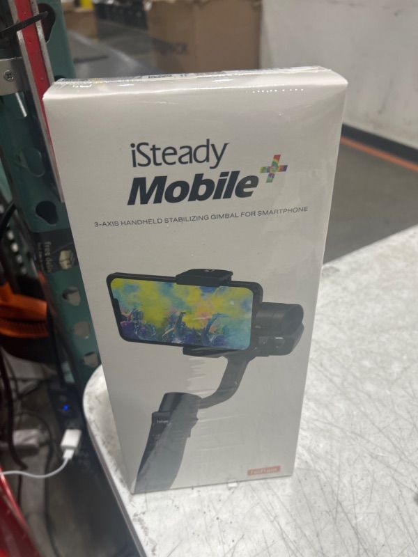 Photo 2 of hohem iSteady Mobile Plus Gimbal Stabilizer for Smartphone, 3-Axis Phone Gimbal for Android and iPhone 15,14,13,12 PRO, Stabilizer for Video Recording with Ultra-Wide-Angle Mode, 600° Inception 