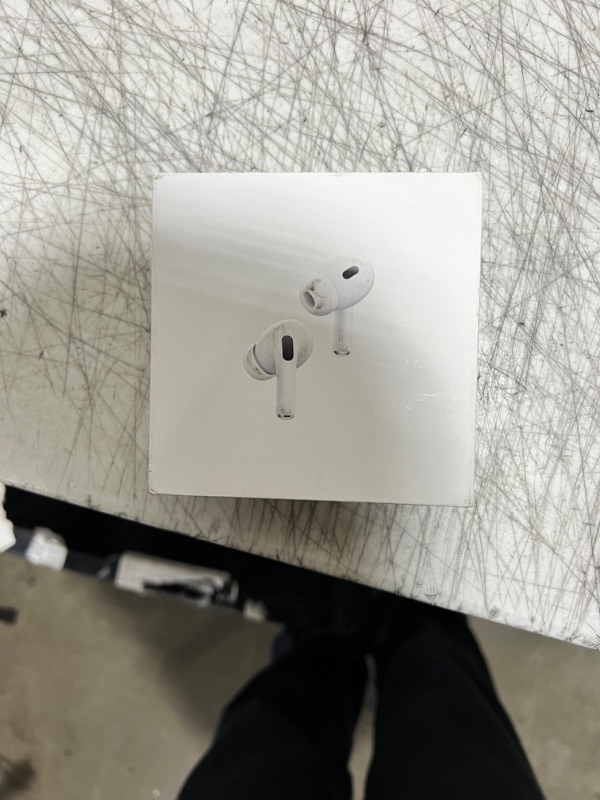 Photo 4 of Apple AirPods Pro (2nd Generation) Wireless Ear Buds with USB-C Charging, Up to 2X More Active Noise Cancelling Bluetooth Headphones, Transparency Mode, Adaptive Audio, Personalized Spatial Audio USB-C Without AppleCare+