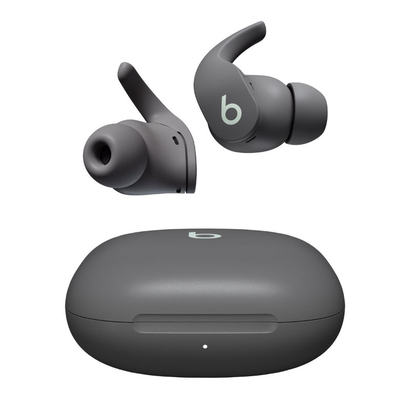 Photo 1 of Beats Fit Pro - True Wireless Noise Cancelling Earbuds - Apple H1 Headphone Chip, Compatible with Apple & Android, Class 1 Bluetooth®, Built-in Microphone, 6 Hours of Listening Time – Sage Gray Sage Gray Fit Pro