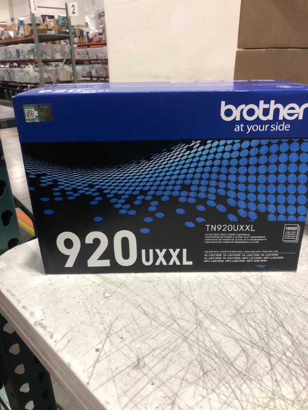 Photo 2 of Brother Genuine Cartridge TN920UXXL Ultra High Yield Black Toner,1 Pack 