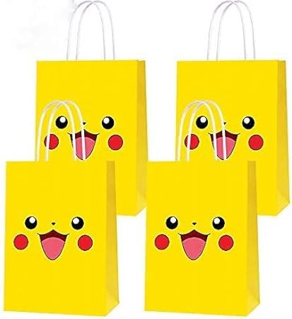 Photo 1 of 16 PCS Game Theme Birthday Party Paper Gift Bags for Pocket Monster Party Supplies Birthday Party Decorations Party Favor Goody Treat Candy Bags for Game Kids Adults Birthday Party Decor