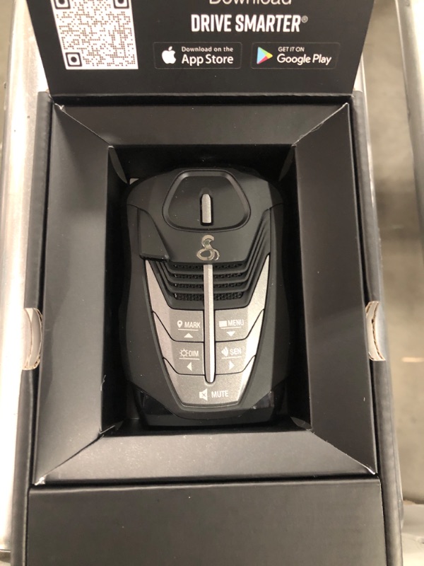 Photo 2 of Cobra RAD 480i Laser Radar Detector – Long Range Detection, Bluetooth, iRadar App, LaserEye Front and Rear Detection, Next Gen IVT Filtering, Black RAD480i Radar Detector
