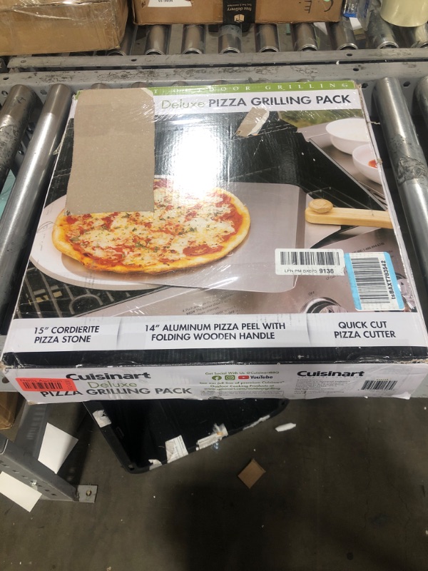 Photo 4 of Cuisinart CPS-515 Deluxe Pizza Grilling Pack (Pizza Stone, Pizza Peel, Pizza Cutter) & King Arthur 00 Pizza Flour, Non-GMO Project Verified, 100% American Grown Wheat, 3lb