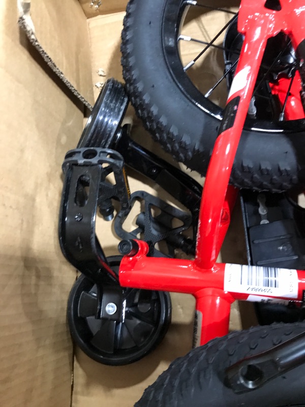 Photo 3 of Schwinn Koen & Elm Toddler and Kids Bike, 12-18-Inch Wheels, Training Wheels Included, Boys and Girls Ages 2-9 Years Old Red 12-inch Wheels